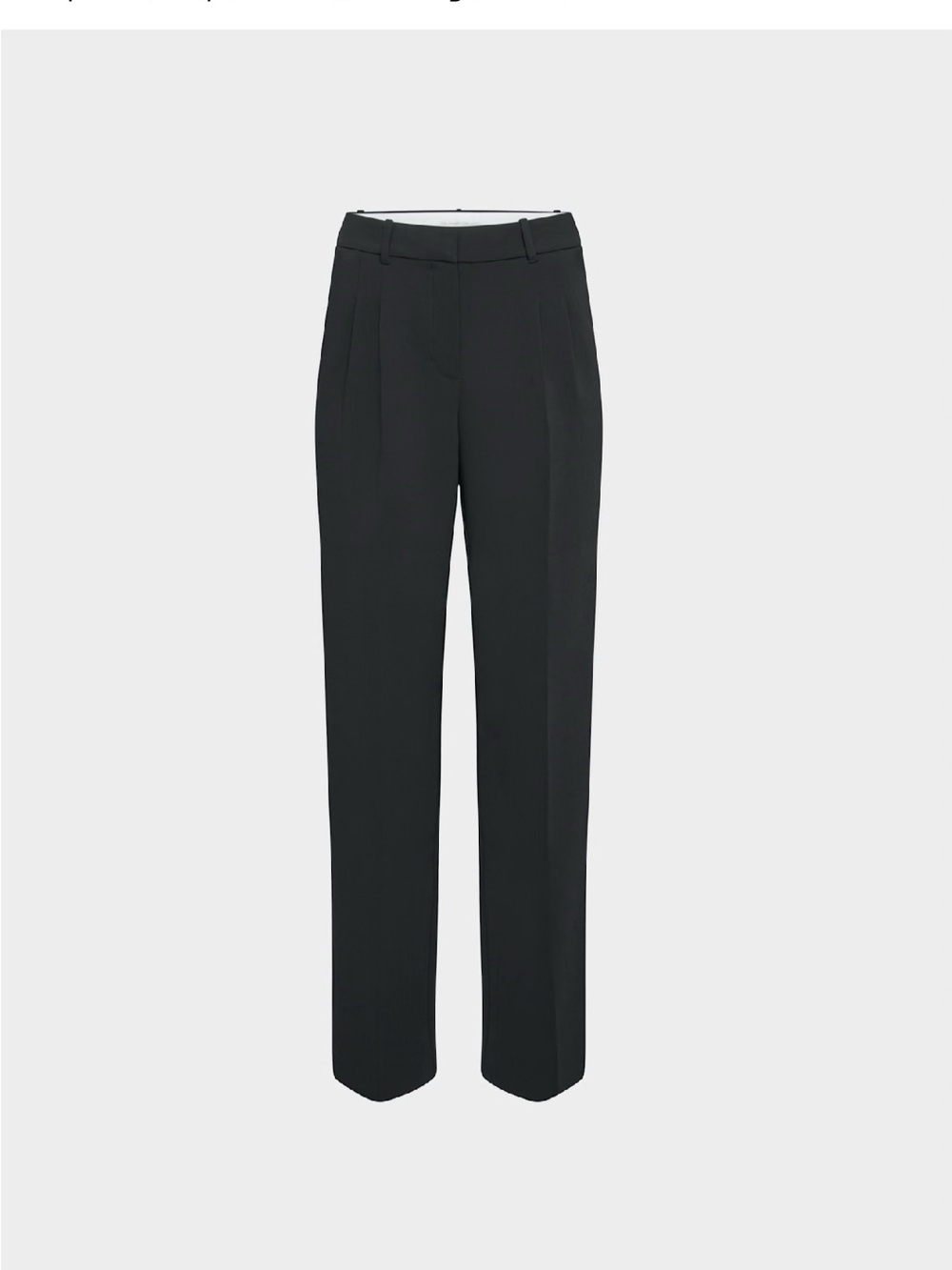 Aritzia Wide-Leg Pleated Pants in black - Picture 4 of 16